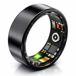 Smart Ring in Black size 8